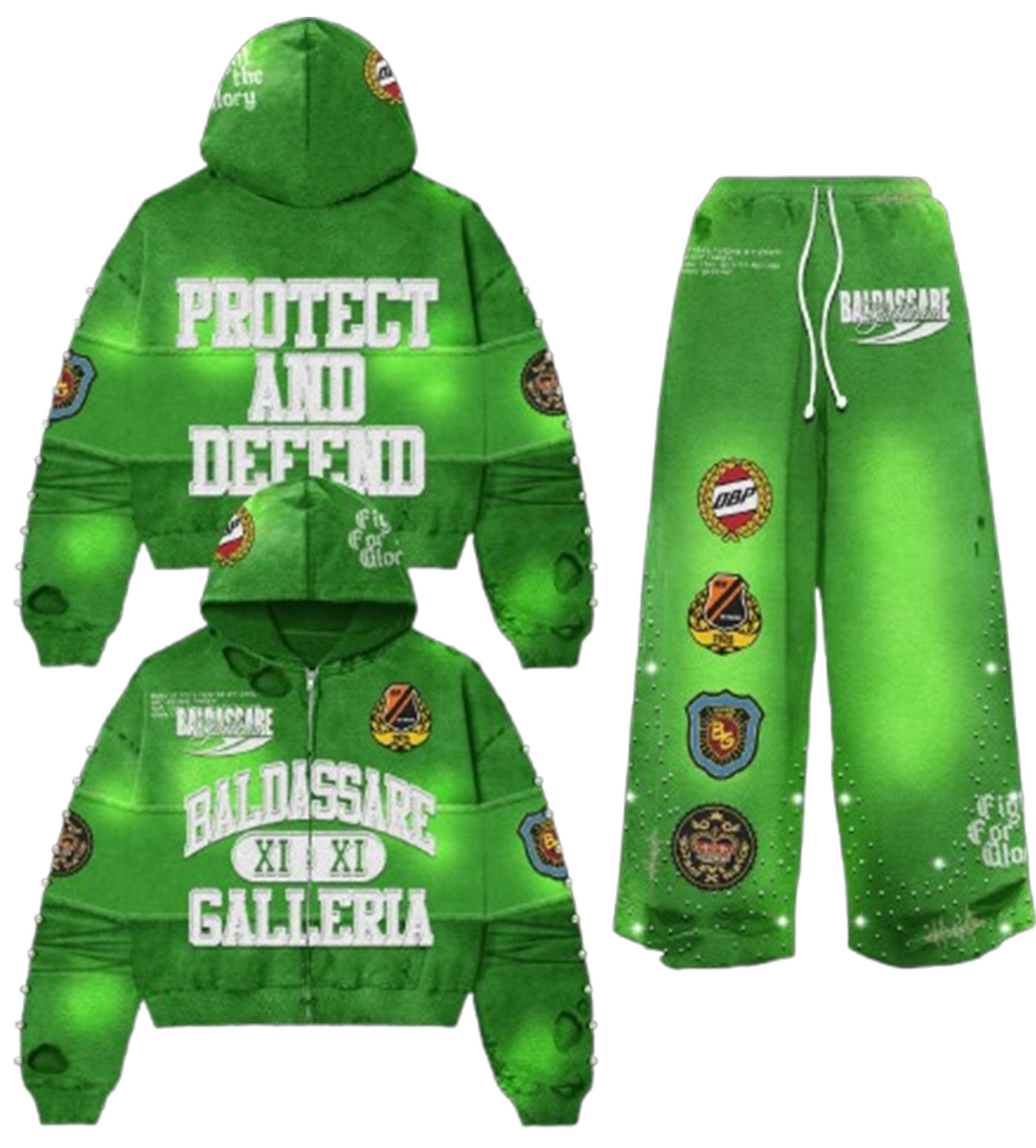 BALDASSARE X OBP VALOR TRACKSUIT (GREEN)