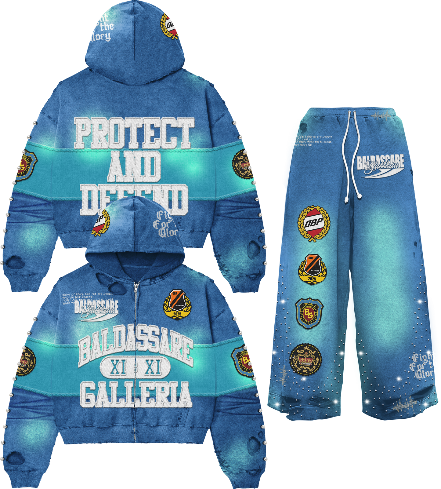 BALDASSARE X OBP VALOR TRACKSUIT (BLUE)