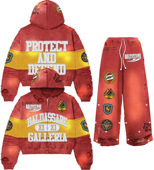 BALDASSARE X OBP VALOR TRACKSUIT (RED)