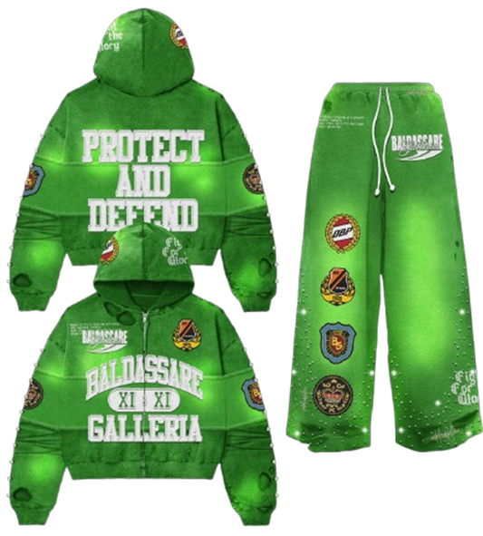 BALDASSARE X OBP VALOR TRACKSUIT (GREEN)