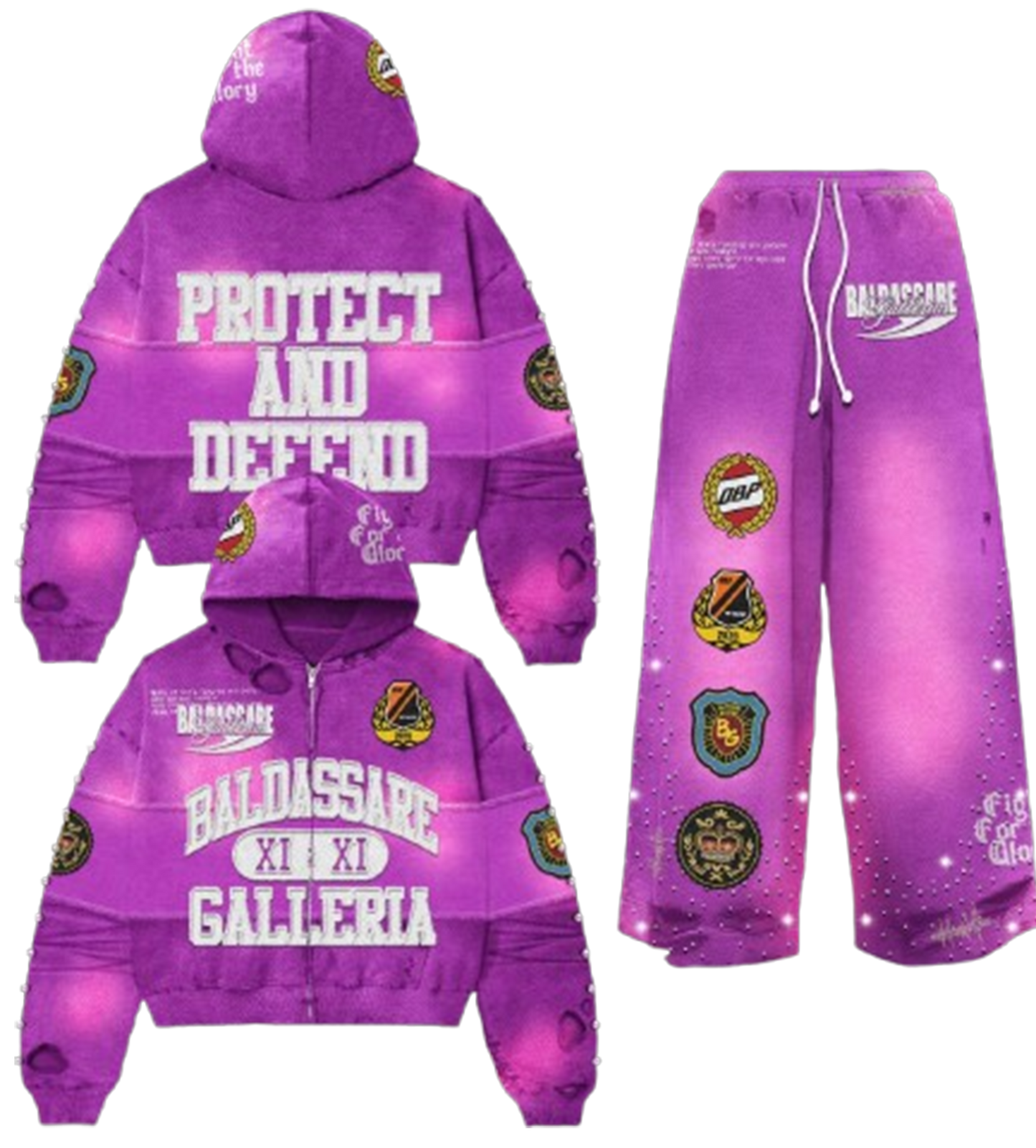 BALDASSARE X OBP VALOR TRACKSUIT (purple)